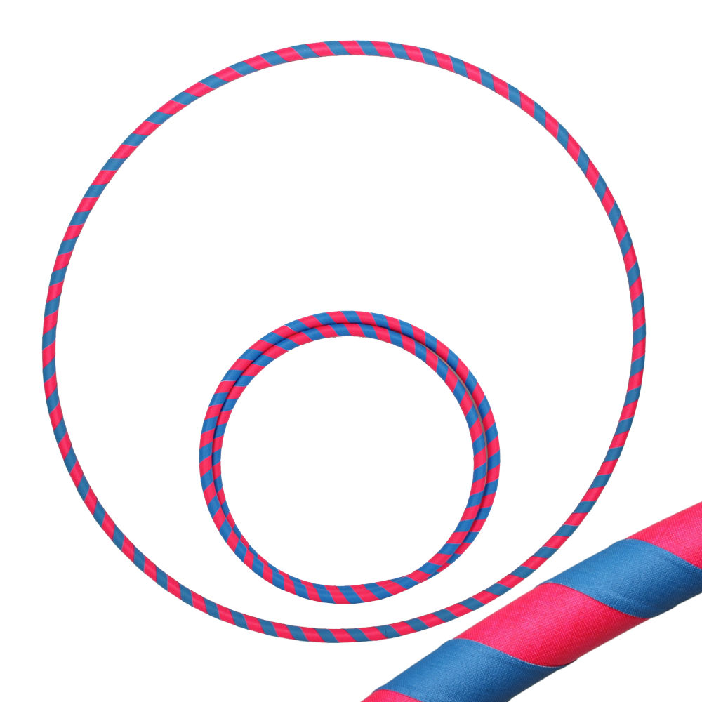 Zirkusladen-Hoop, 80cm, blau / pink (uv)