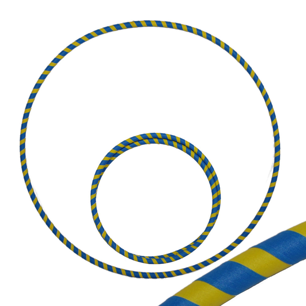 Zirkusladen-Hoop, 85cm, blau / gelb