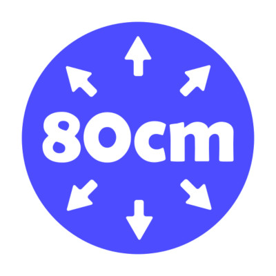 80cm Durchmesser 80cm Durchmesser
