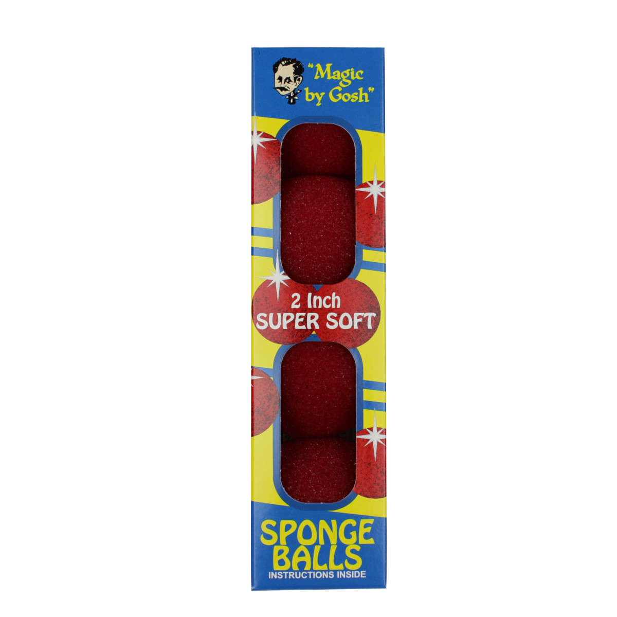 Spongeballs in rot im 4er-Set von Gosh in Supersoft