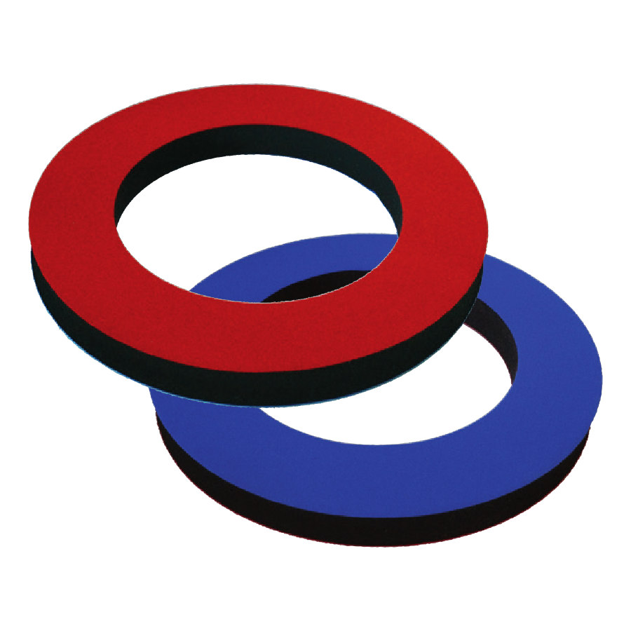 NeoWurfRing-rot-blau Neo Wurfring blau rot