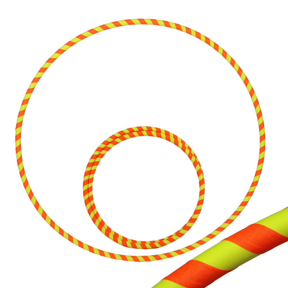 Zirkusladen-Hoop, 80cm, UV orange / gelb