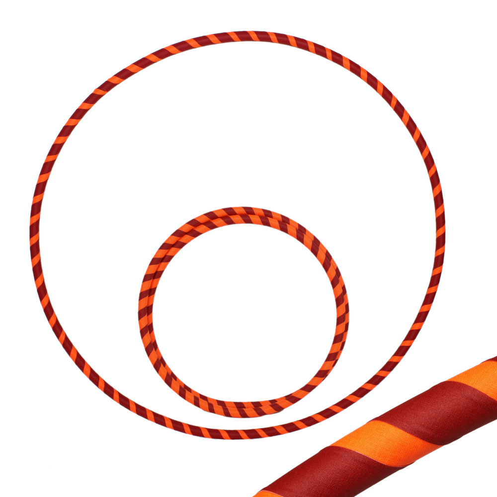 Zirkusladen-Hoop, 85cm, rot / orange (uv)