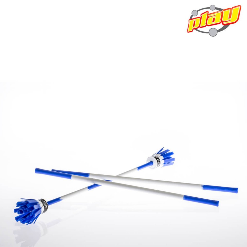 Blau/weiß Power Flowerstick